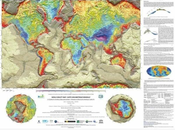 世界重力测量图