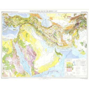 Mapa sismotectónico de Oriente Medio