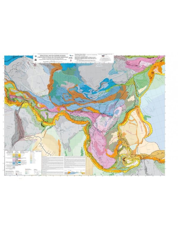 Mapa estructural de Eurasia Oriental
