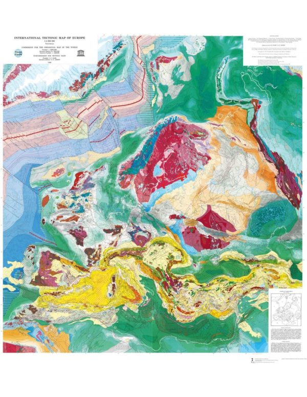 International tectonic map of Europe - PDF