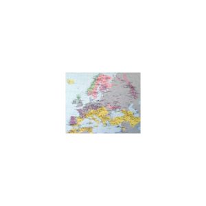 欧洲及周边国家的矿物学地图