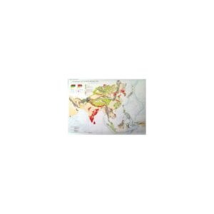 Mapa metamórfico de Asia Meridional y Oriental