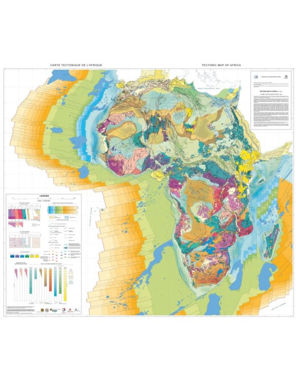 Mapa tectónico de África