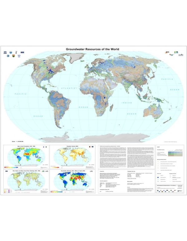 Carte mondiale des ressources en eaux souterraines