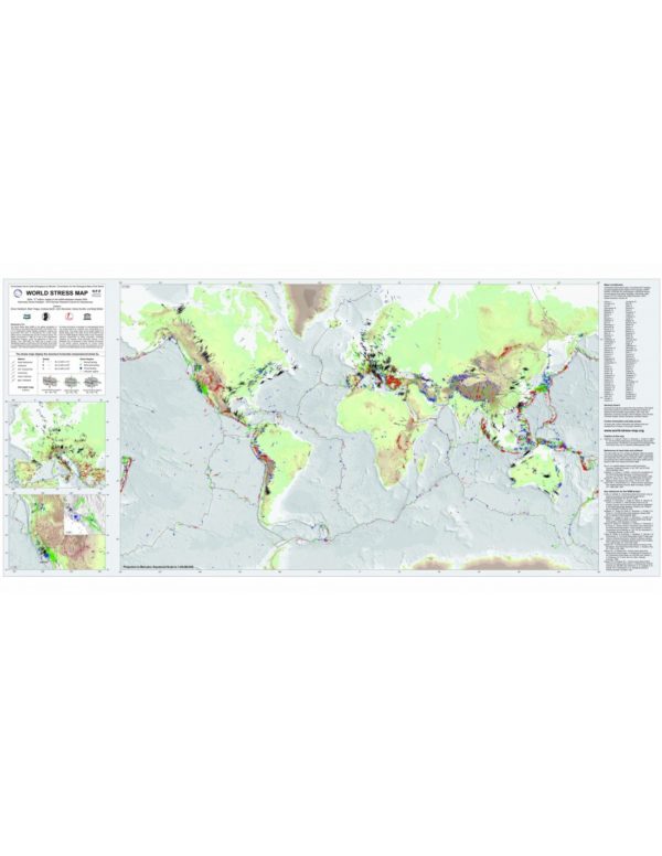 Mapa mundial de tensiones tectónicas