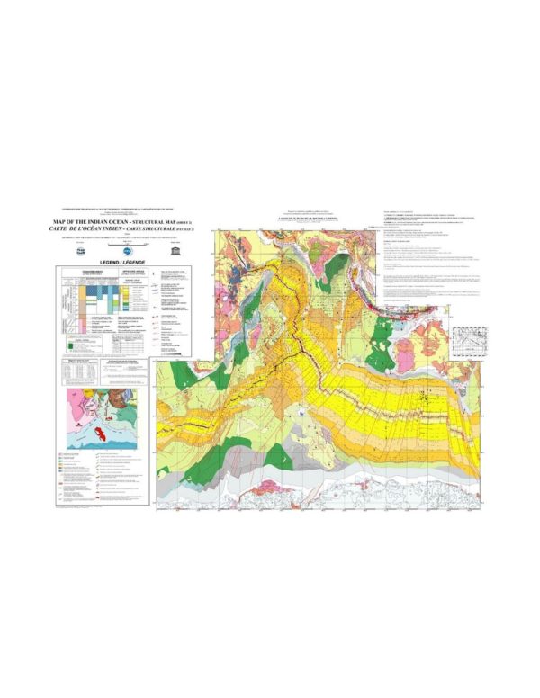 Mapa del Océano Índico