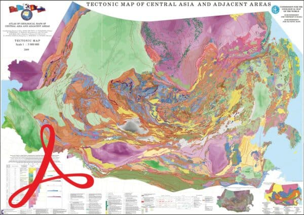 Mapa tectónico del norte, centro y este de Asia y regiones adyacentes-PDF
