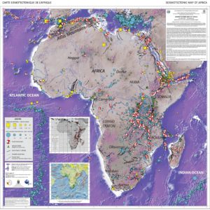Mapa sismotectónico de África