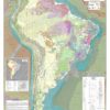 Tectonic map of South America