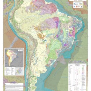 Mapa tectónico de América del Sur