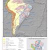 Tectonic map of South America
