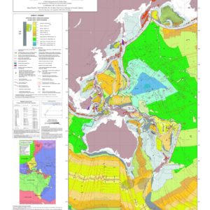 Mapa estructural del Océano Pacífico occidental