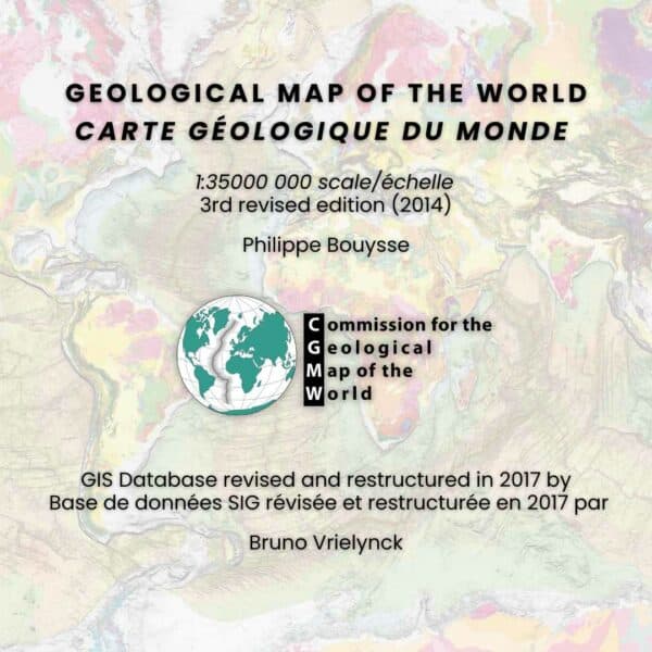 Mapa geológico del mundo 35M - SIG-info