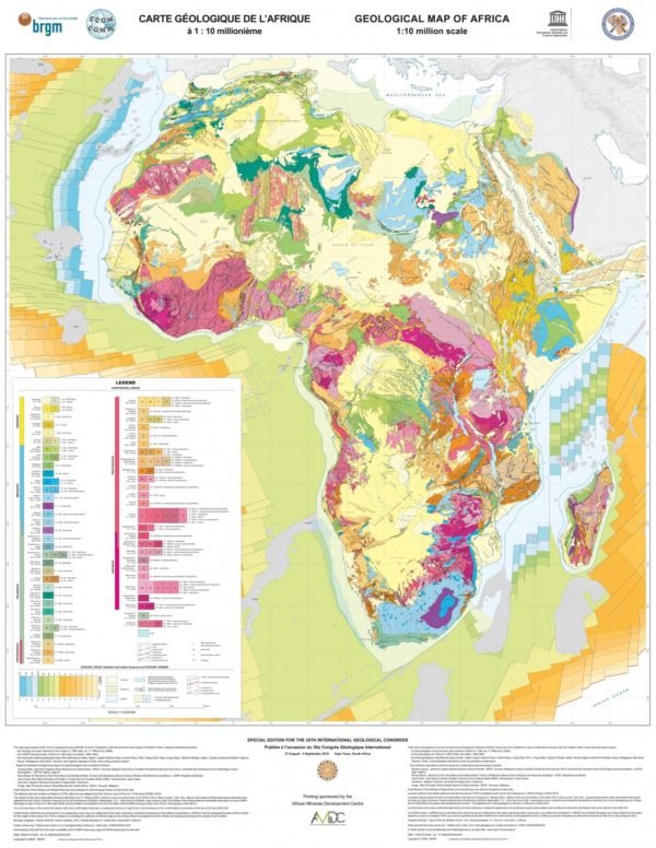 Mapa geológico de África - PDF