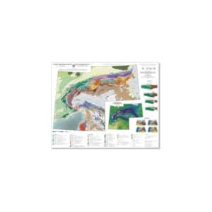Pack Alps - Tectonic & metamorphic maps + Booklet Faces of The Alps