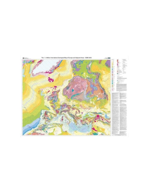 欧洲国际地质图 1:5 M - PDF