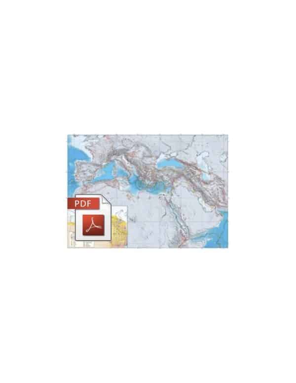 Mapa geodinámico del Mediterráneo - PDF