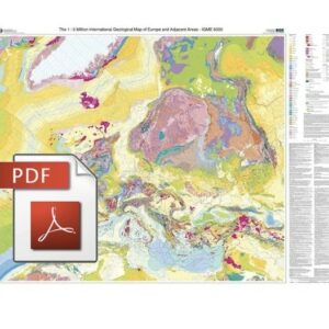 Mapa geológico internacional de Europa 1:5 M - PDF