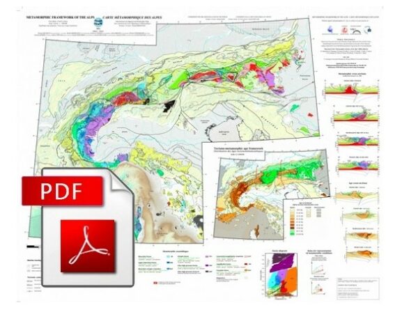 Metamorphic map of the Alps