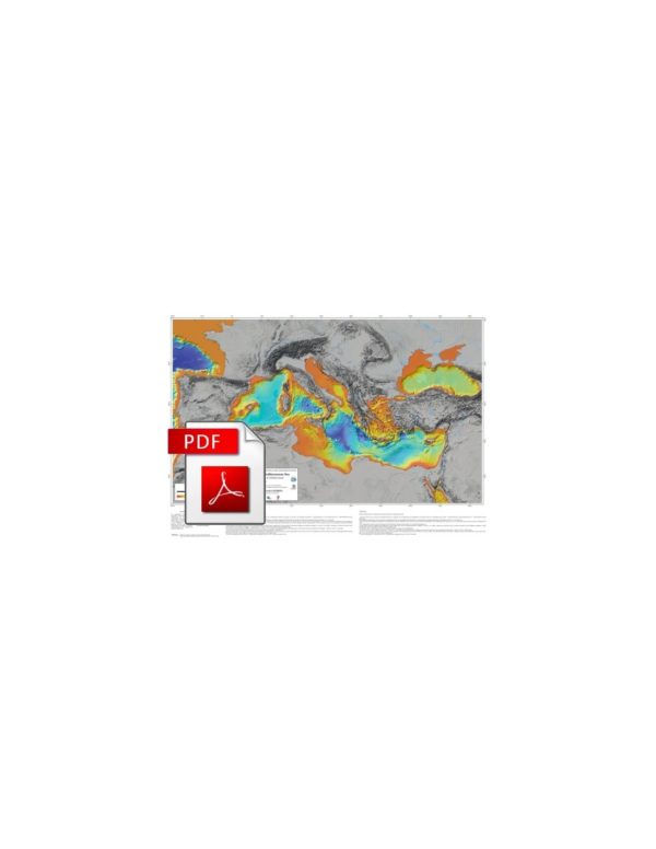 Morpho-Bathymetric Map of the Mediterranean - PDF