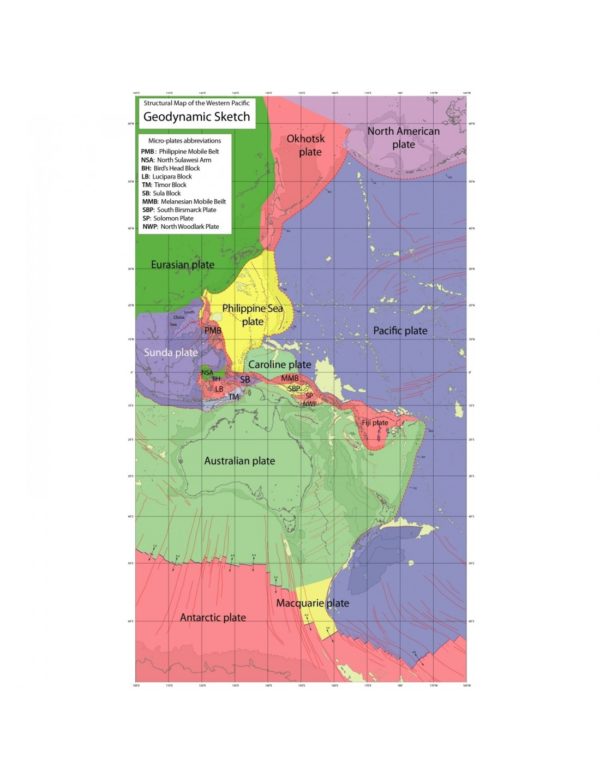 Structural map of the western Pacific Ocean - PDF