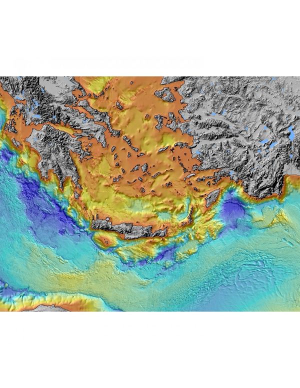 Morpho-Bathymetric Map of the Eastern Mediterranean - PDF