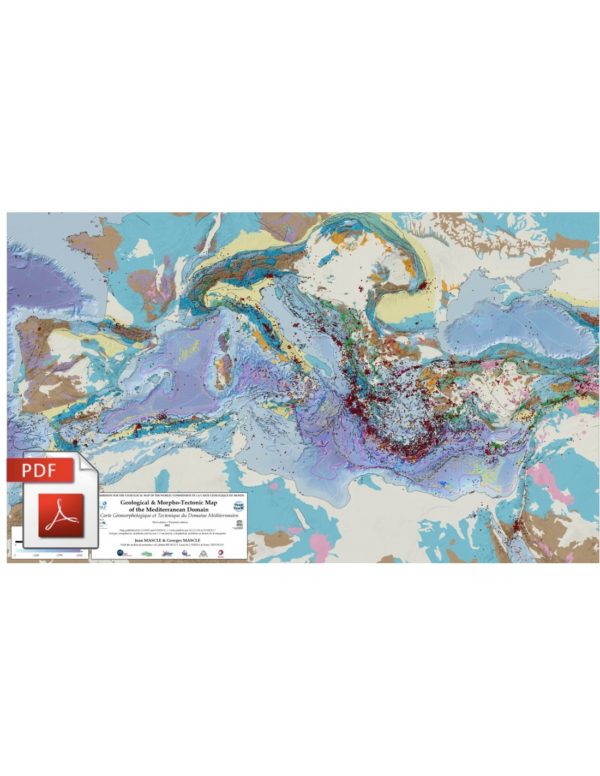 Geomorphological and Tectonic Map of the Mediterranean Area - PDF