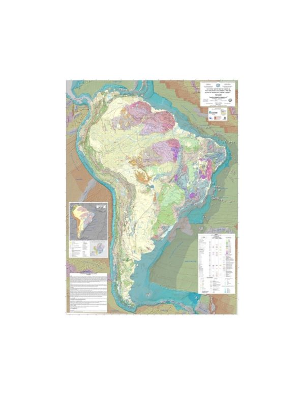 Tectonic map of South America - PDF