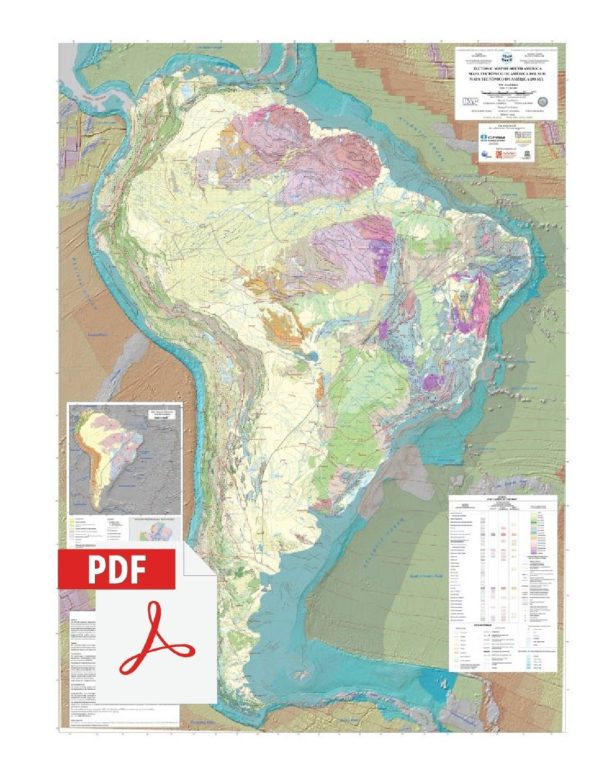 Tectonic map of South America - PDF