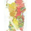 Mapa geológico de Córcega y Cerdeña