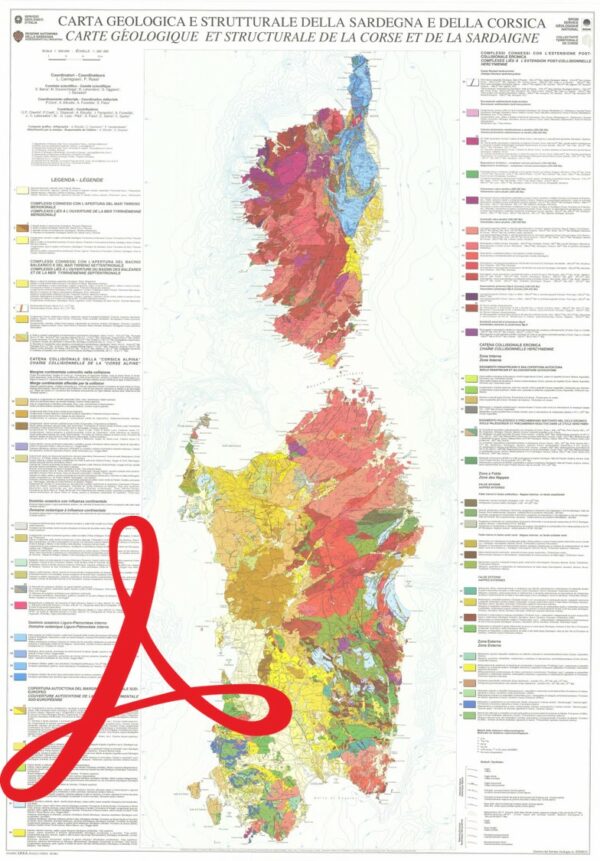 Mapa geológico de Córcega y Cerdeña-PDF