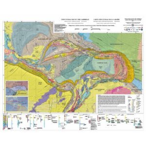 Mapa estructural del Caribe