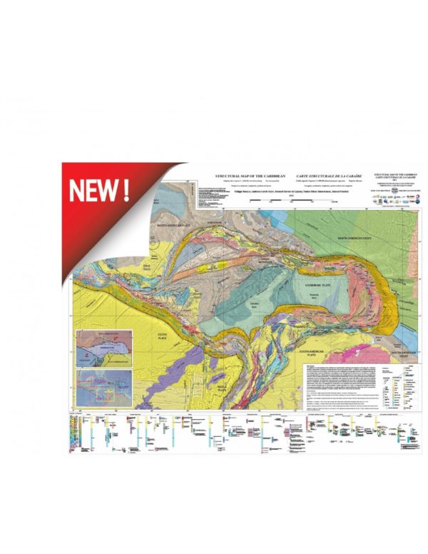 Mapa estructural del Caribe